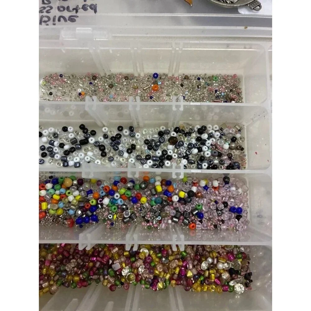 Seed beads and charms